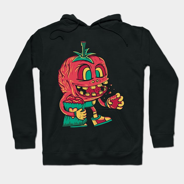 Tomato Monster Hoodie by Mako Design 